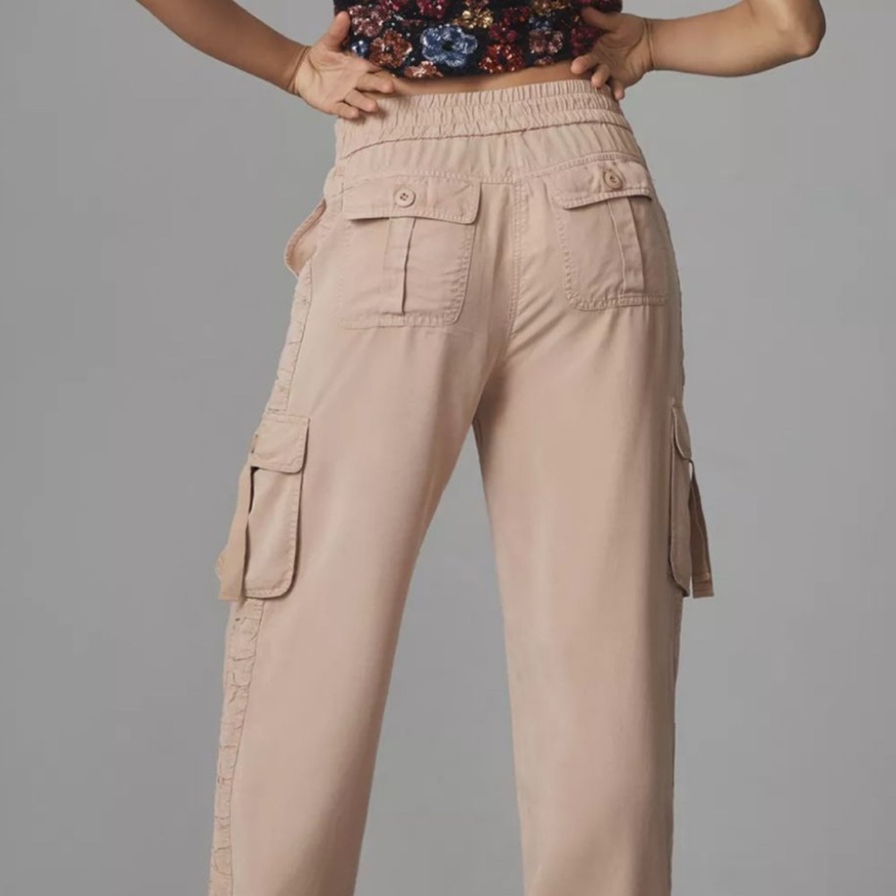 Beige Cargo Pants